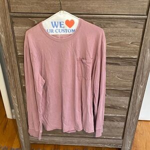 J. Crew Dusty Rose Long Sleeve Tee